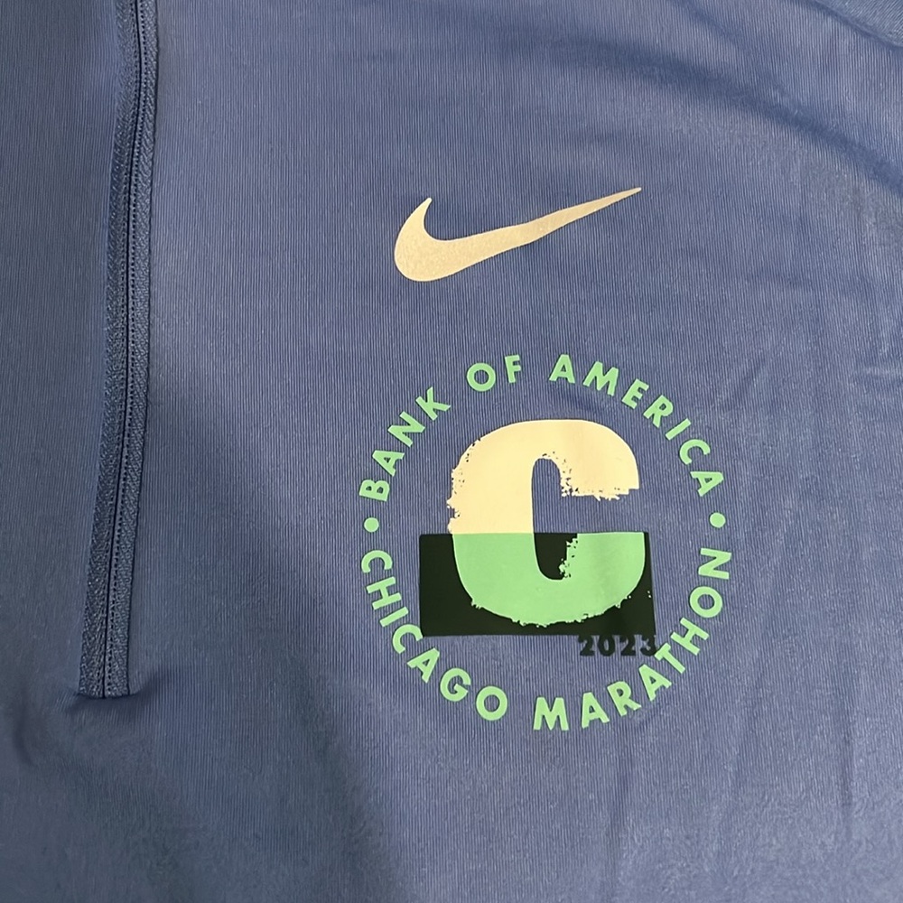 Nike Chicago Bank Of America Marathon Running Shirt, XL, Dri-Fit, Never Worn